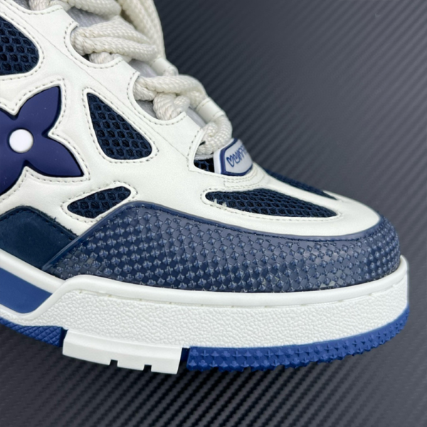 Louis Vuitton LV Skate Sneaker Marine White - Imagem 4