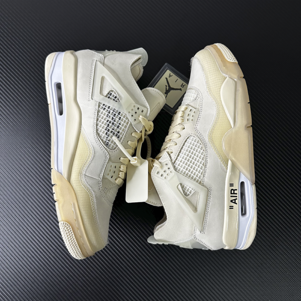 Air Jordan 4 Retro Off-White Sail - Imagem 3