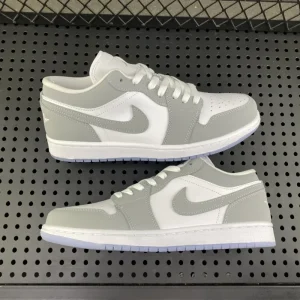 Air Jordan 1 Low "White/Wolf Grey"