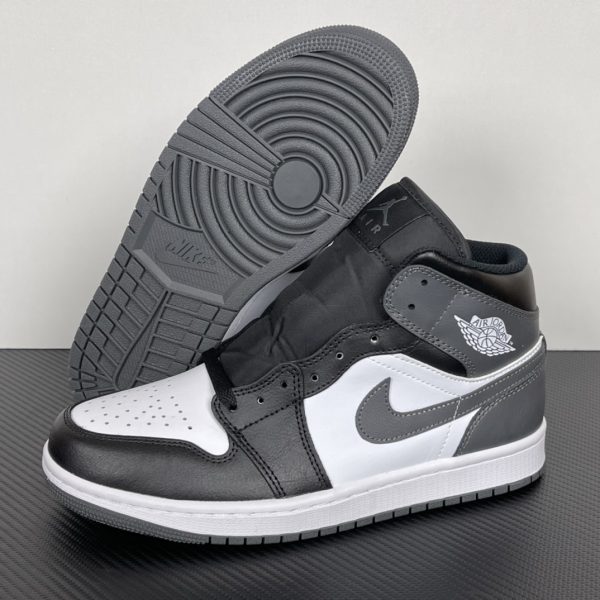 Air Jordan 1 Mid SE "Black/Iron Grey/White" - Imagem 6