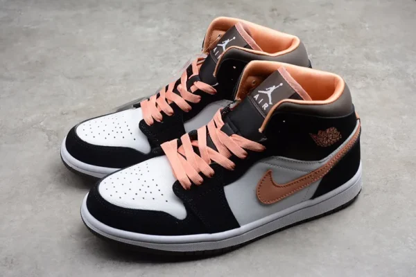 Air Jordan 1 Mid "Peach Mocha" - Imagem 7