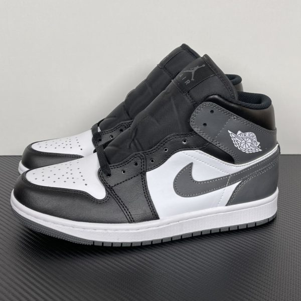 Air Jordan 1 Mid SE "Black/Iron Grey/White" - Imagem 5