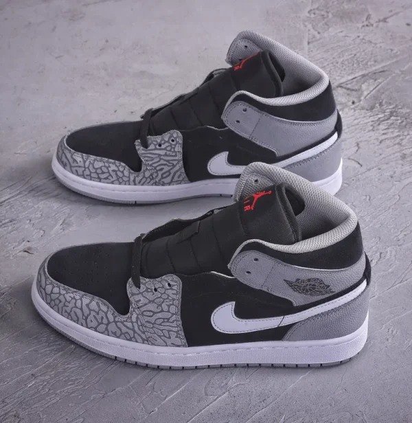 Air Jordan 1 Mid "Elephant Print" - Imagem 6