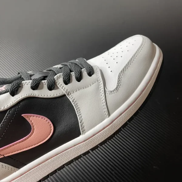 Air Jordan 1 Low “Black Grey Pink” - Imagem 8