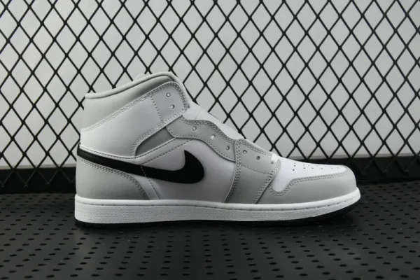 Air Jordan 1 Mid “Grey Fog” - Imagem 7