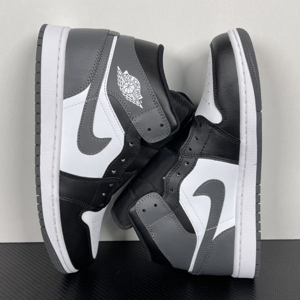 Air Jordan 1 Mid SE "Black/Iron Grey/White" - Imagem 4