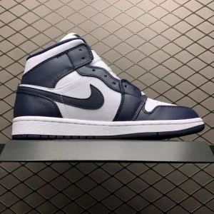 Air Jordan 1 Mid White/Obsidian