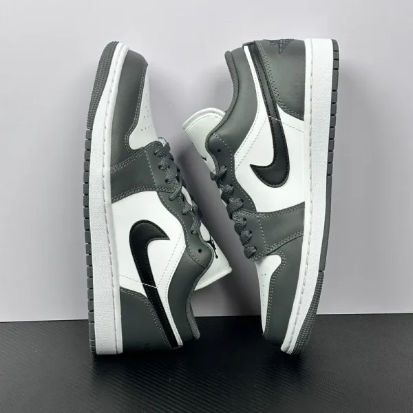 Air Jordan 1 Low "Dark Grey/White/Black" - Imagem 7