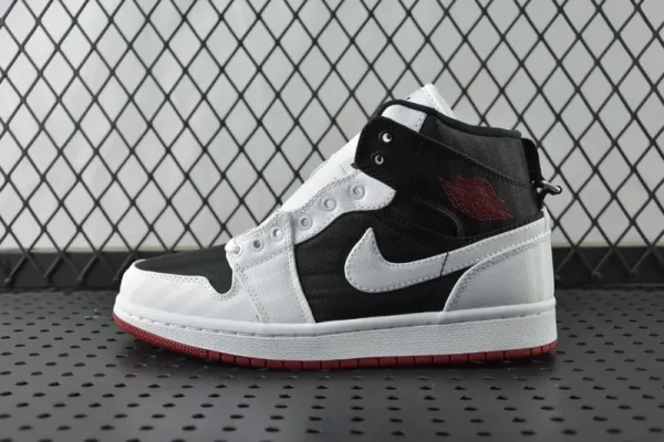 Air Jordan 1 Mid SE Utility "White/ Black/ Gym Red" - Imagem 3