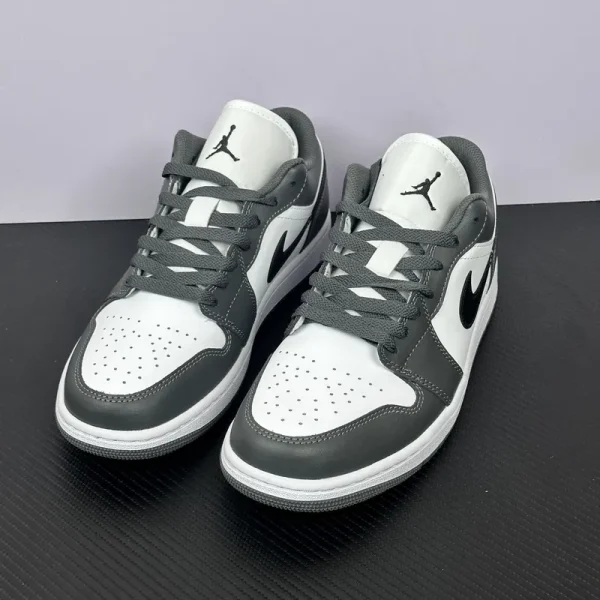 Air Jordan 1 Low "Dark Grey/White/Black" - Imagem 6