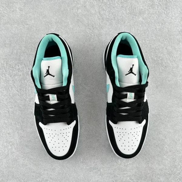 Air Jordan 1 Low "White/Black/Teal - Imagem 9