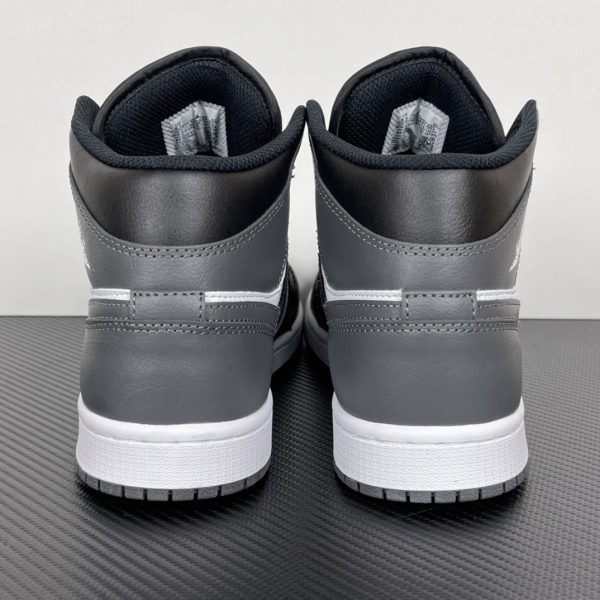 Air Jordan 1 Mid SE "Black/Iron Grey/White" - Imagem 7