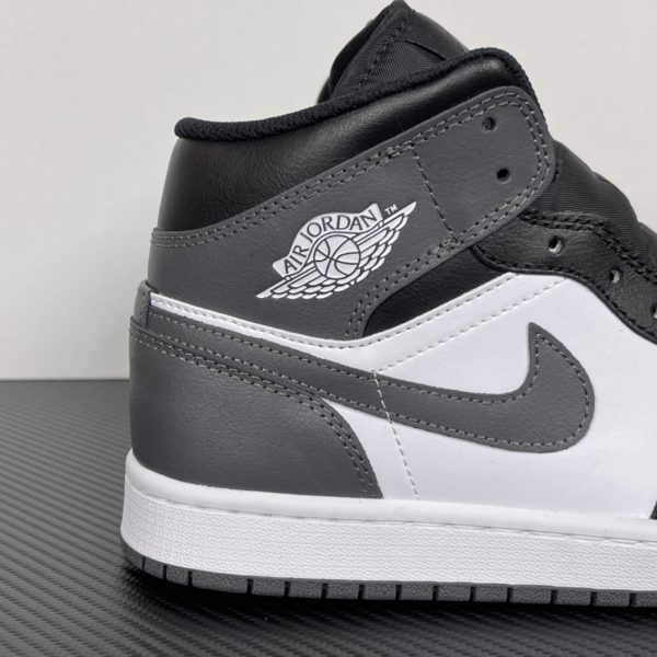 Air Jordan 1 Mid SE "Black/Iron Grey/White" - Imagem 9