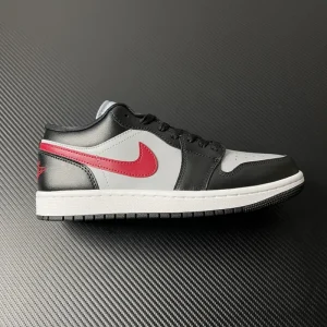 Air Jordan 1 Low "Black/Grey/Red"