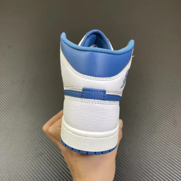 Air Jordan 1 Mid SE “White/Industrial Blue” - Imagem 5
