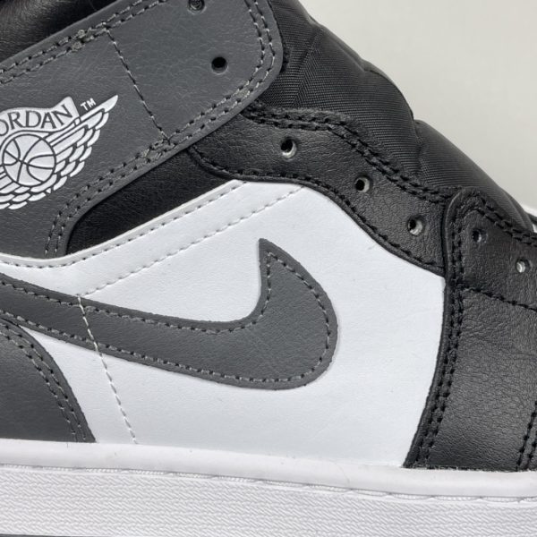 Air Jordan 1 Mid SE "Black/Iron Grey/White" - Imagem 8