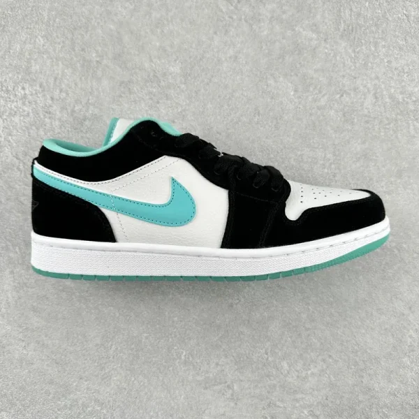 Air Jordan 1 Low "White/Black/Teal