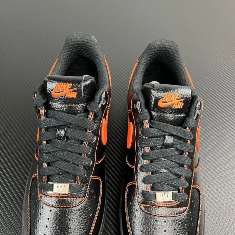 Nike Air Force 1 Low "Vlone Black Orange" - Imagem 2