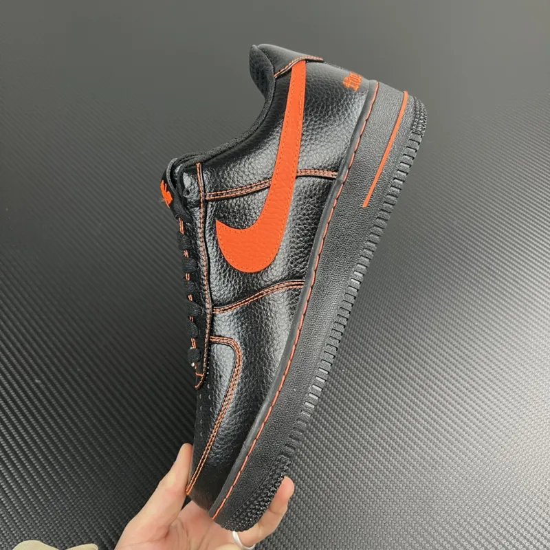Nike Air Force 1 Low "Vlone Black Orange" - Imagem 5