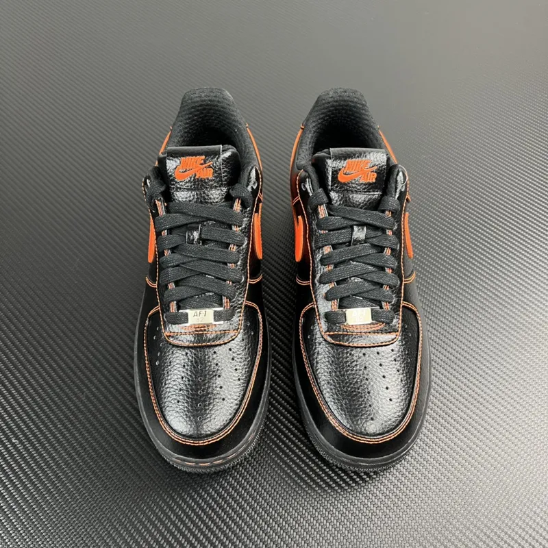 Nike Air Force 1 Low "Vlone Black Orange" - Imagem 8